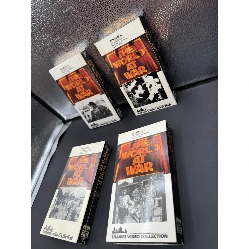 The World at War Thames Video Collection WWII VHS Tapes Lot of 4 New Sealed